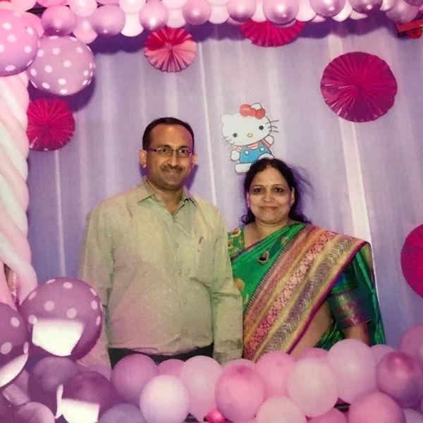 Radhika Beriwala's parents