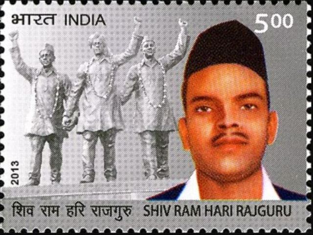 Rajguru on a 2013 stamp of India