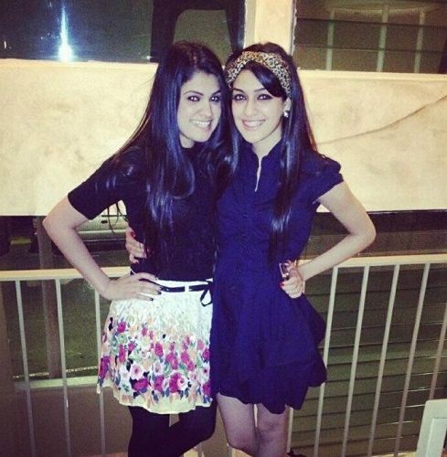 Reena Rai with her sister