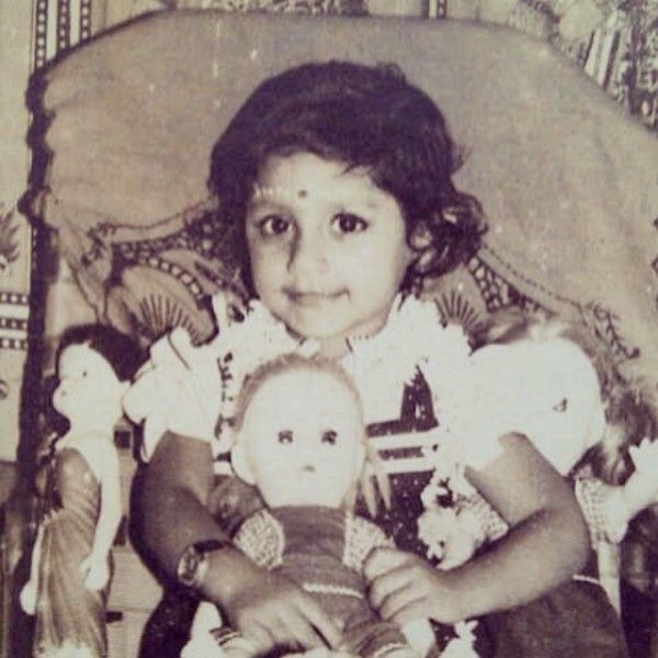 Rimi Sen in her childhood