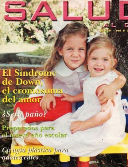 Sofia Jirau on the cover of the Salud al Dia magazine