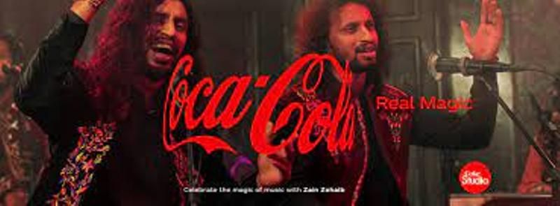 Zain Ali performing with his brother in Coke studio