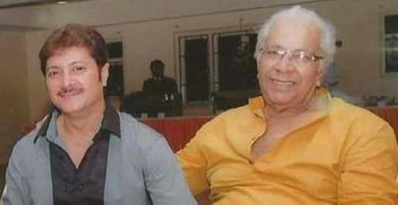 Abhishek Chatterjee with his father