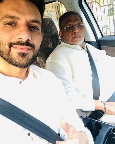 Ali Merchant with his father