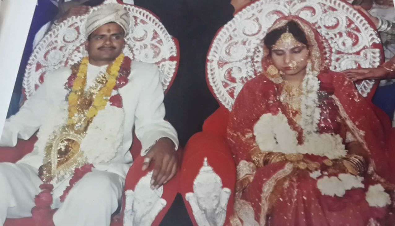 Brajesh Pathak's wedding picture