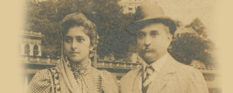 Dorabji Tata with wife Meherbai