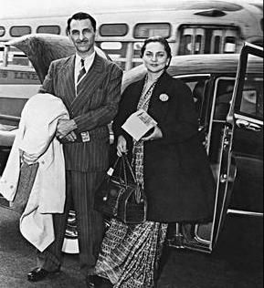 JRD Tata with wife Thelma