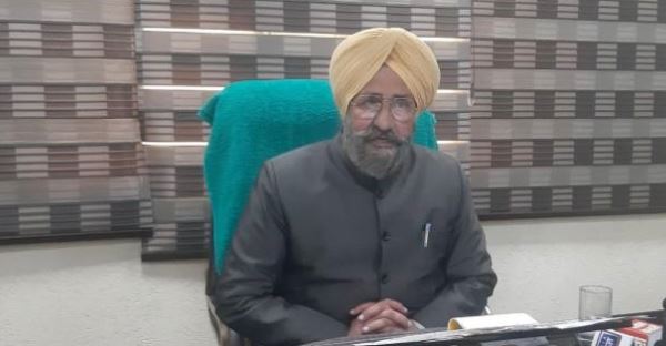Jagroop Singh Gill in his office
