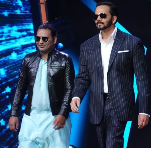 Manuraj Singh Rajput on the sets of the show India Got Talent in 2022