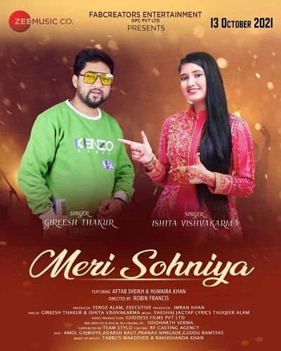 Meri Sohniya song poster