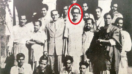 Mujib while protesting to save the Bengali language