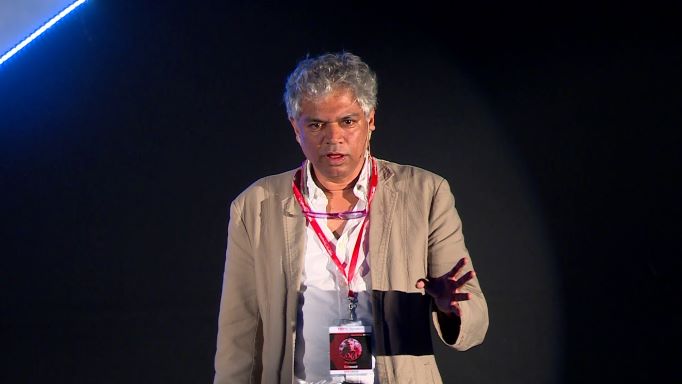 Prakash Belawadi speaking at TEDx
