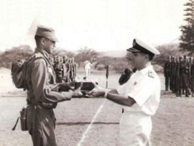Second Lieutenant Arun Khetarpal during his training at NDA.