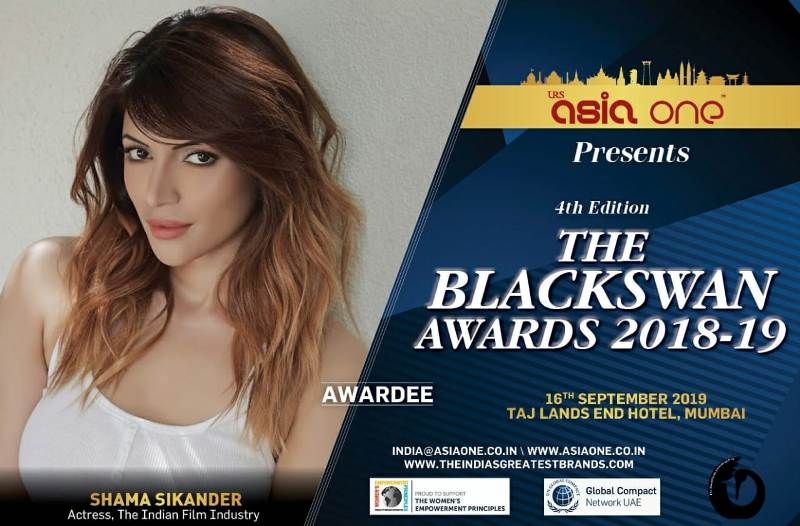 Shama Sikander wins Most Promising Actor at Black Swan Awards