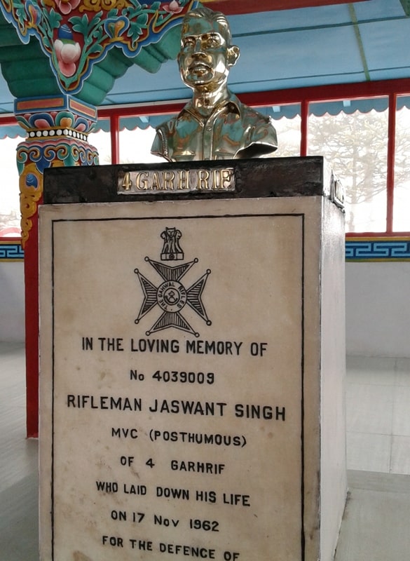 The actual bust of Rifleman Jaswant Singh gifted by the Chinese commander to India in honour of the braveheart.
