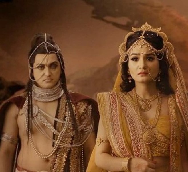A still from the TV serial, Vighnaharta Ganesh