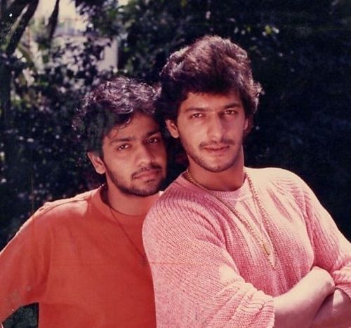 An old picture of Chunky Panday and his brother