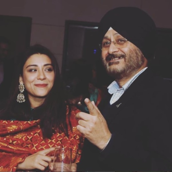 Anchal Singh with her father