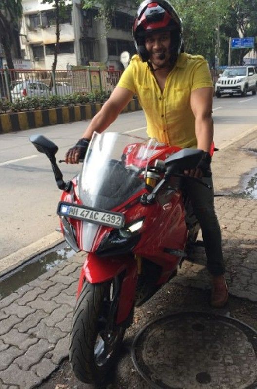 Anurag Sharma shares his motorcycle pictures on Instagram