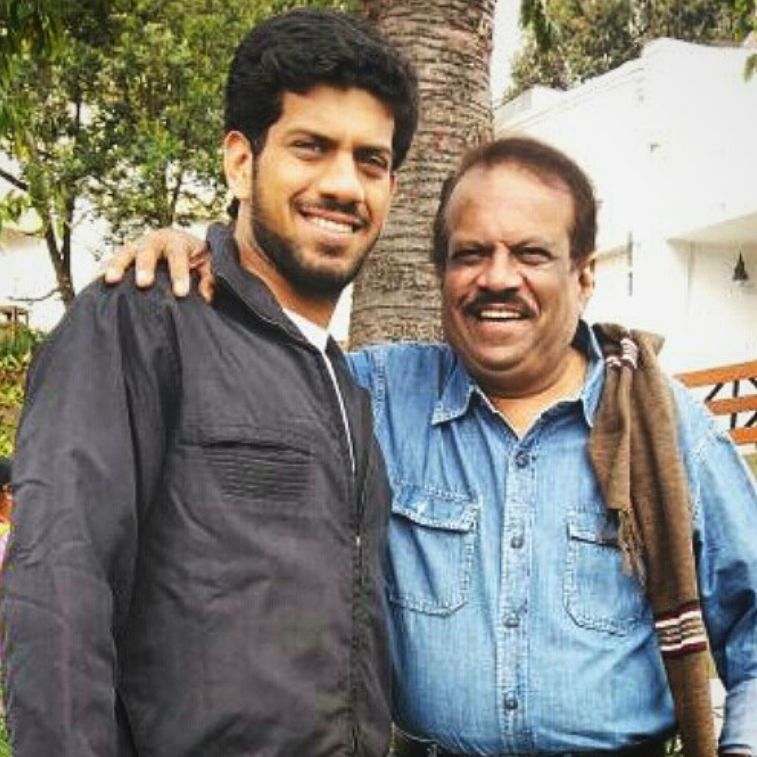 Ashutosh with his father