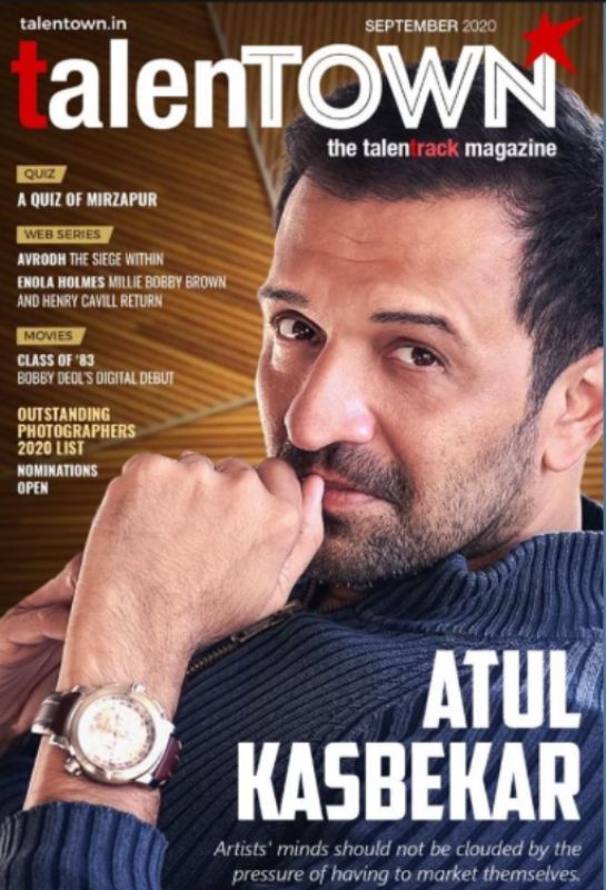 Atul in a cover magazine