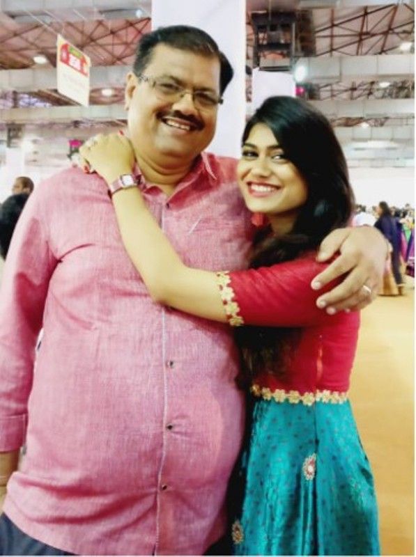 Bhumika Chheda with her father