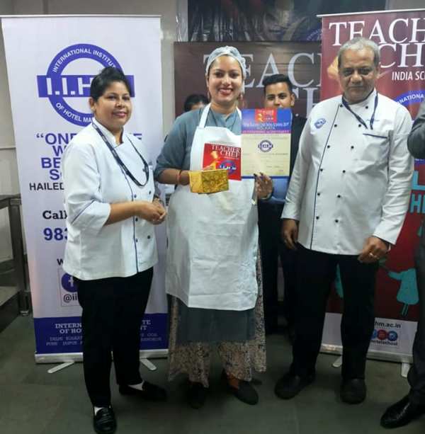 Bulbul Saha at IIHM Teacher Chef Competition