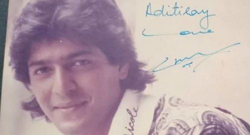 Chunky Panday's autograph