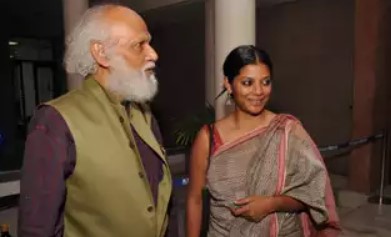 Jatin Das with his wife, Bidisha Roy Das