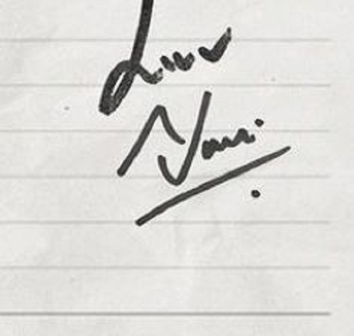 Nani's autograph
