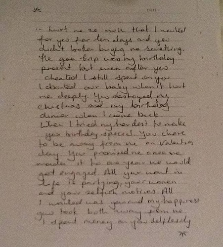 Jiah Khan’s suicide letter (Page 5)