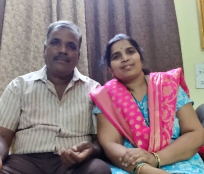 Prakruthi Reddy's parents