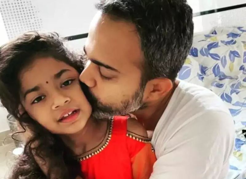 Prashanth Neel with his daughter