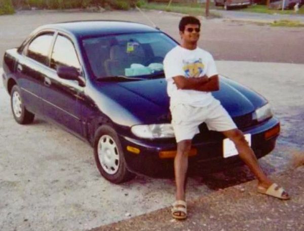 Praveen Mohan with his first car