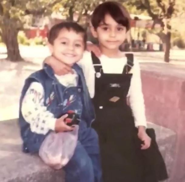 Pria Beniwal's childhood picture with her brother