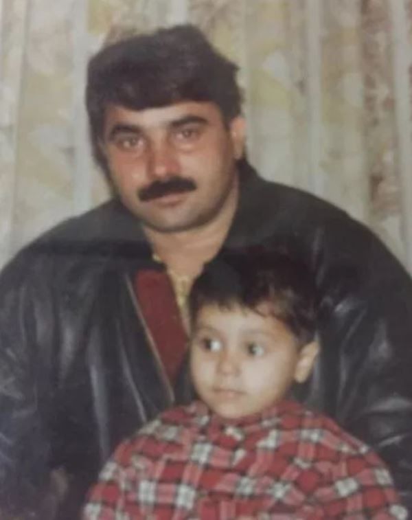 Pria Beniwal's childhood picture with her father