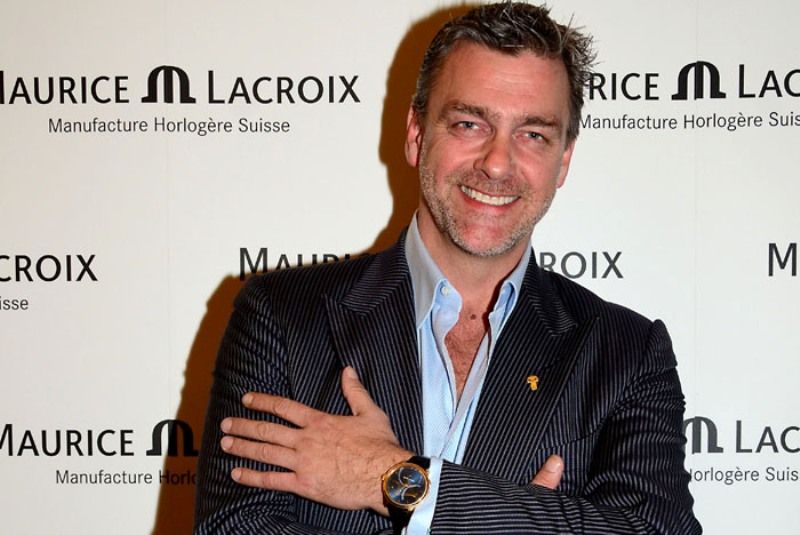 Ray Stevenson in the advertisement for Maurice Lacroix