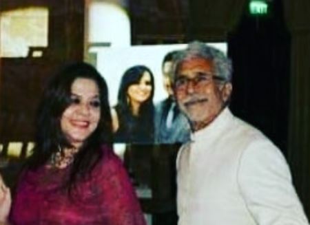 Saira Shah with Naseeruddin Shah