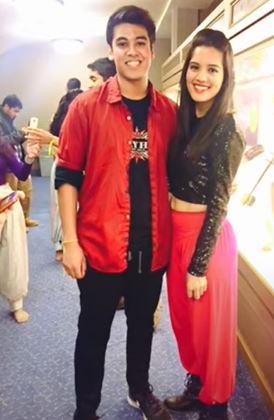 Shivani Bafna and Sham's first picture together after the Diwali show