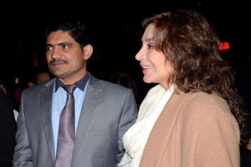 Tehmina Durrani with her ex-husband, Ghulam Mustafa Khar