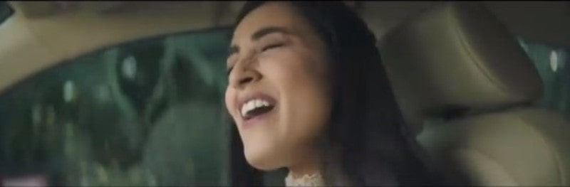 Vaishali in the Honda Amaze's ad