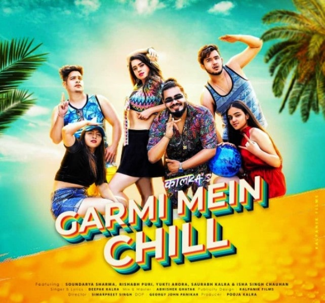A poster of Garmi Mein Chill, choreographed by Yukti Arora