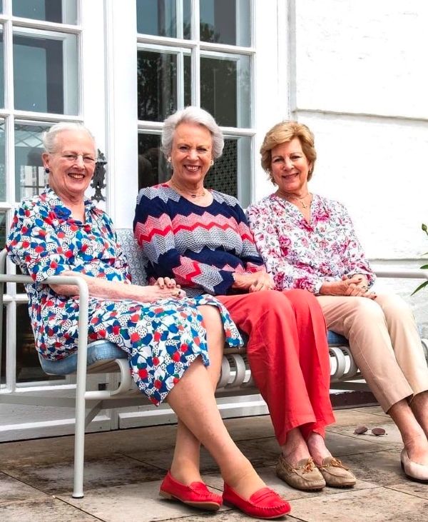 A recent picture of Margrethe with her sisters, Benedikte and Anne-Marie