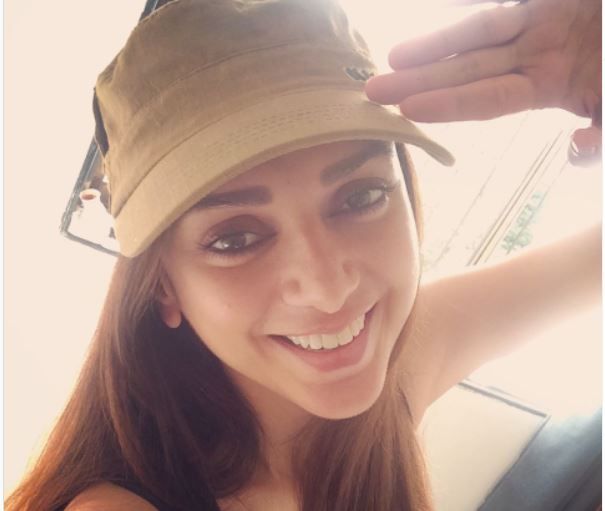 Aditi Rao Hydari's Instagram post in which she is seen saluting with the left hand