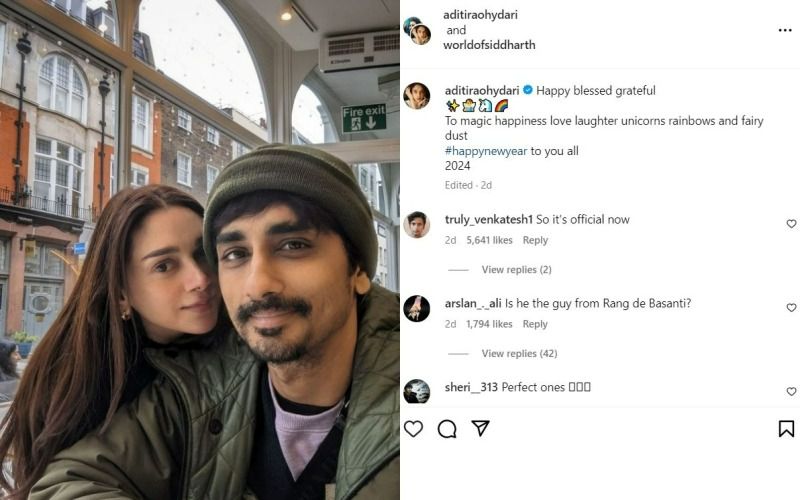 Aditi Rao Hydari's Instagram post