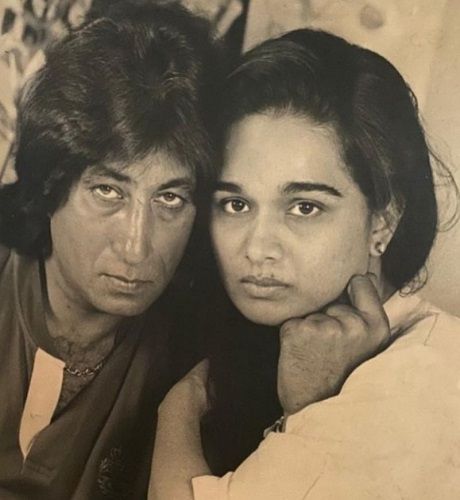 An old picture of Shakti Kapoor and Shivangi Kolhapure