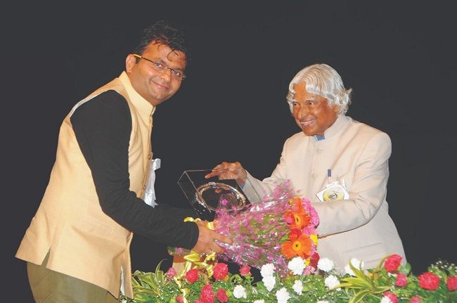 Aneel Honoured by former President of India Dr. A.P.J. Abdul Kalam