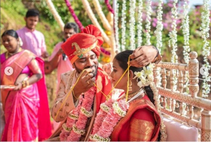 Anusha Rao's marriage photo