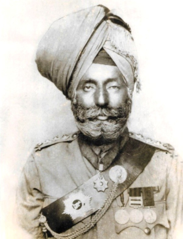 Beant Singh's father, Sardar Bahadur Captain Hazura Singh