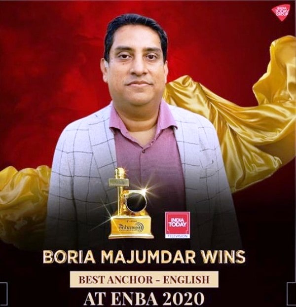 Boria Majumdar awarded for Best English Anchor